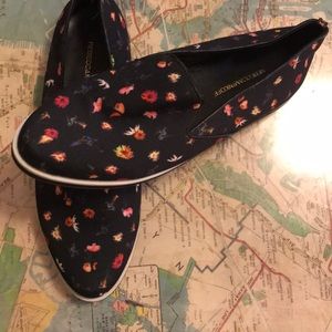 Rebecca minkoff floral slip on sneakers